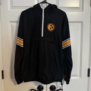Vintage PINK Victoria's Secret NFL Steelers Windbreaker